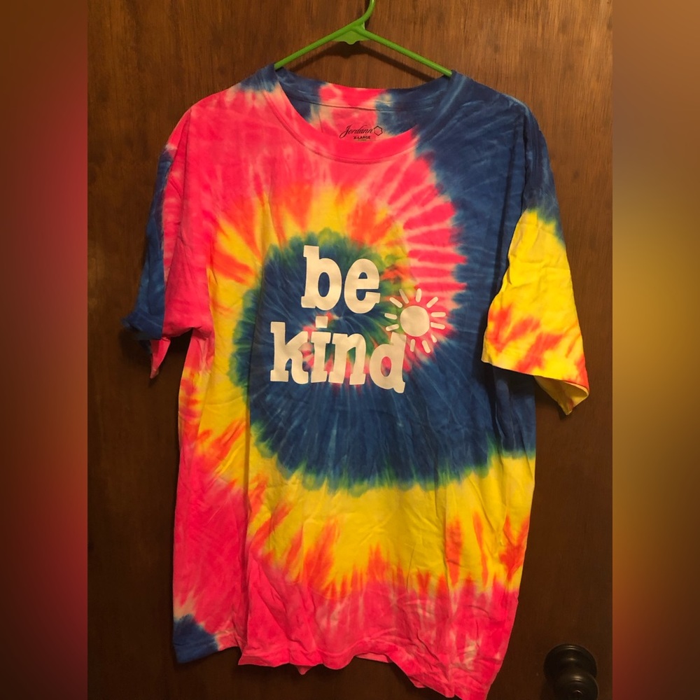 Sunshine Sisters Be Kind Tie Dye Tee XL